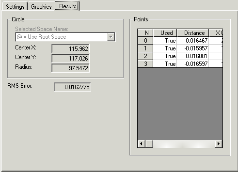 Cognex Core Cog Fit Circle Fit Circle Results Tab