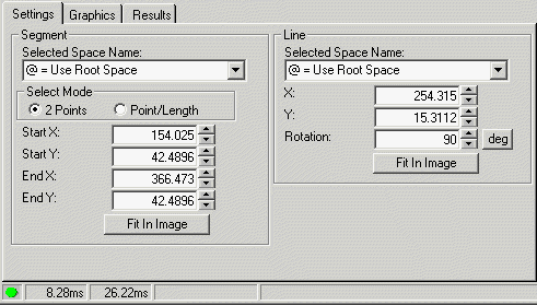 Cognex Dimensioning Intersect Segment Line Control Intersect Segment Line Settings Tab