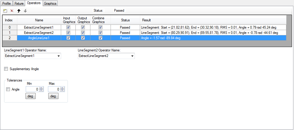 Cognex Image Processing Cog 3DRange Image Cross Section Cross Section Operators Passed