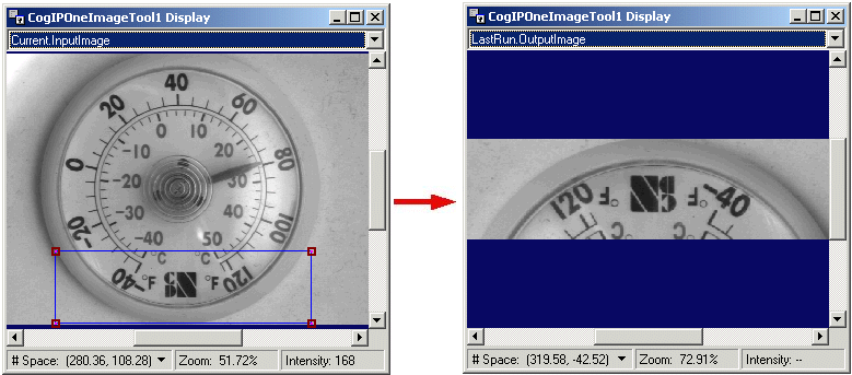 Cognex Image Processing One Image Control Flip Rotate