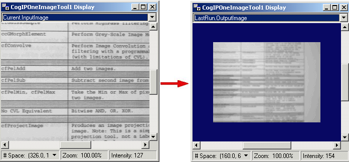 Cognex Image Processing One Image Control Text Gaussian