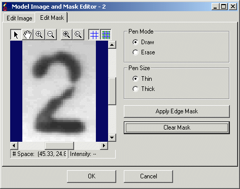 CognexOC Font Editor OCVImage Mask Editor Mask