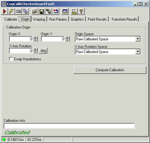 Cognex Calib Fix Cog Calib Checkerboard Calib Checkerboard Origin Tab