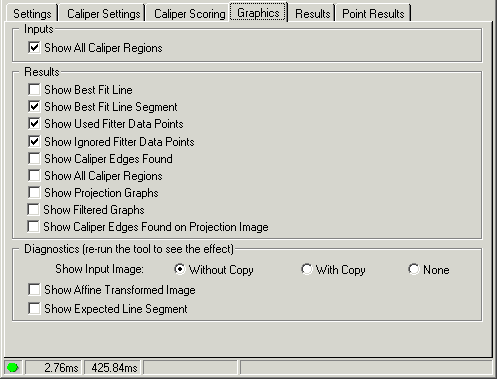 Cognex Caliper Cog Find Line Find Line Graphics Tab