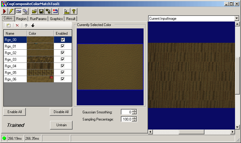 Cognex Composite Color Match Composite Color Match Composite Color Edit Control