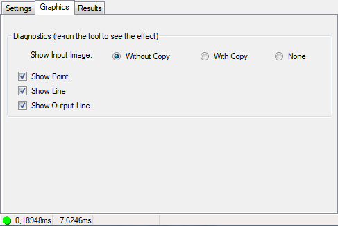 Cognex Dimensioning Create Line Parallel Control Create Line Parallel Graphics Tab