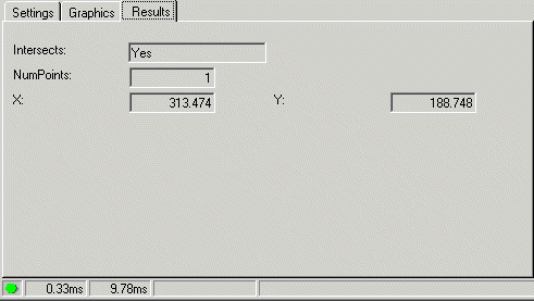 Cognex Dimensioning Intersect Segment Segment Control Intersect Segment Segment Results Tab