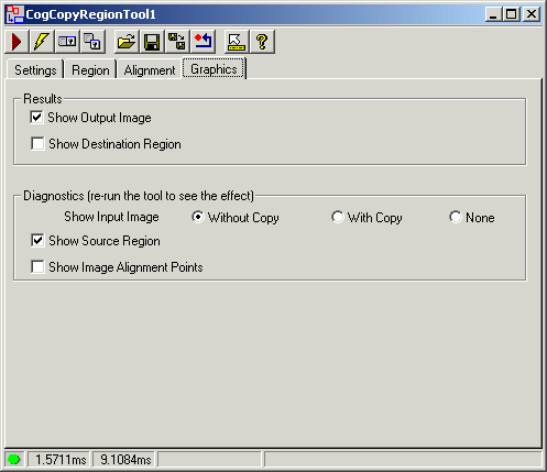 Cognex Image Processing Copy Region Copy Region Graphics Tab