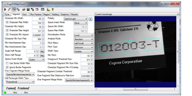 CognexOCRMax OCRMax Segmenter
