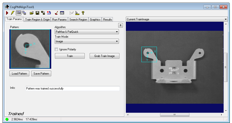 Cognex Patmax Align Reference Patmax Control Whole Control