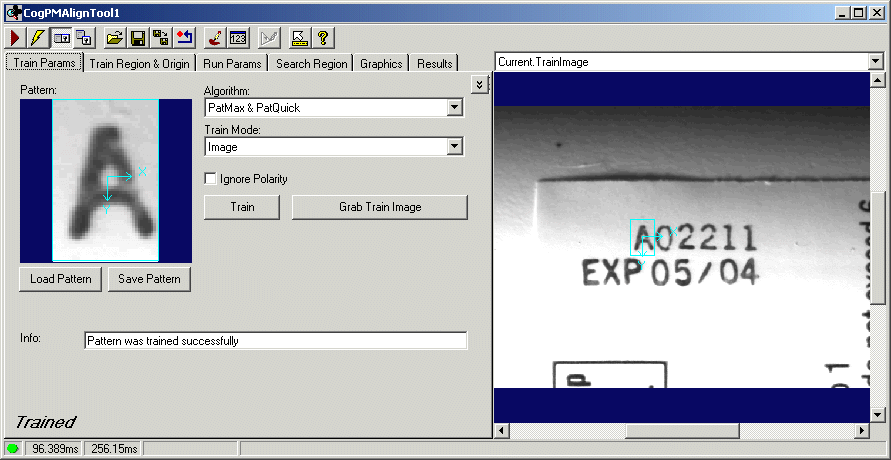 Identification OCV Walkthrough Train Character String OCVPMAlign WithA
