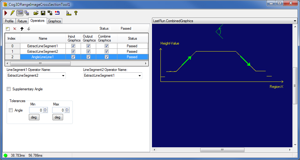 Image Processing Profile Plus Example 3DCross Section Operators Result Combined