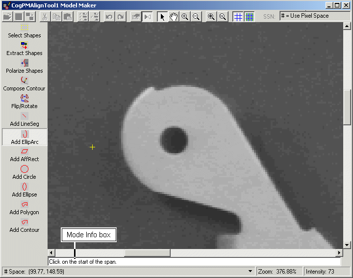 Search PMAlign Walkthrough Model Maker Ellip Arc Start Point