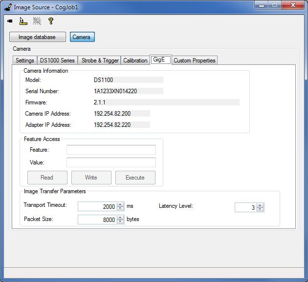 Acquisition Profile Plus Walkthrough GigE