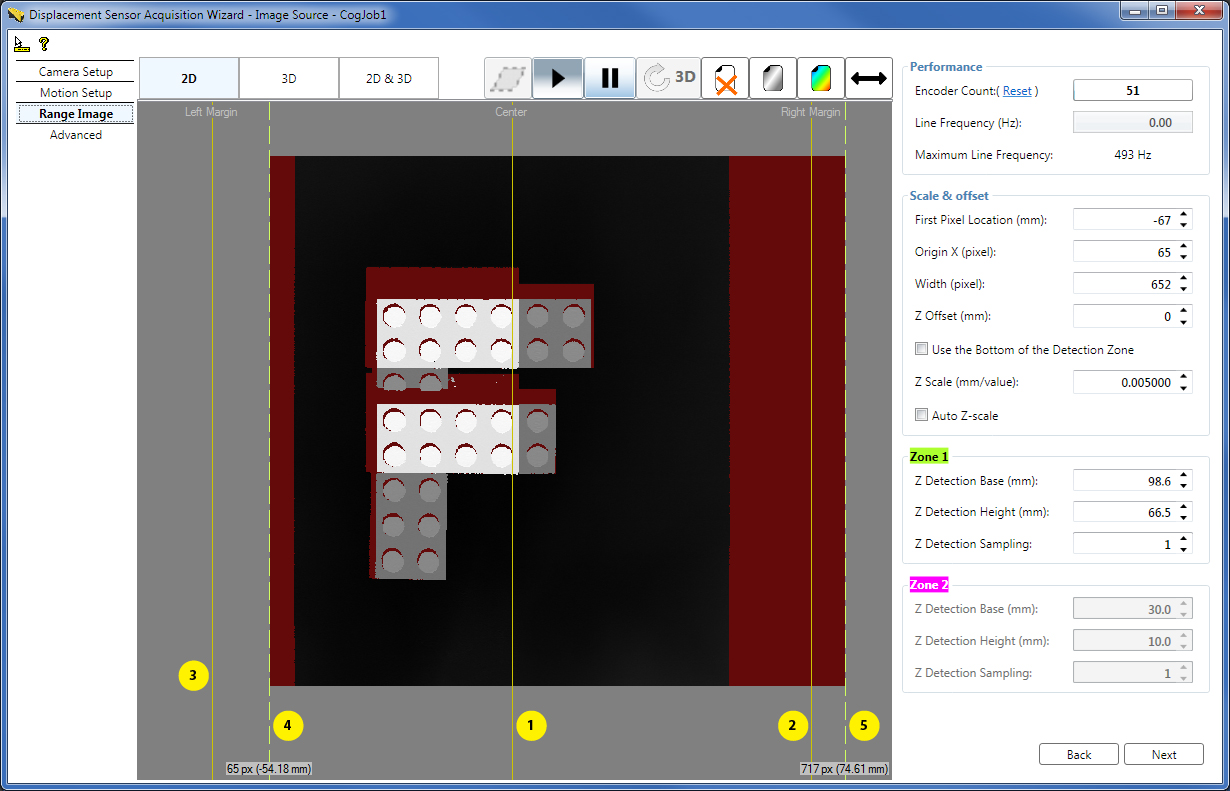 Acquisition Profile Plus Walkthrough Image Properties Range Guides
