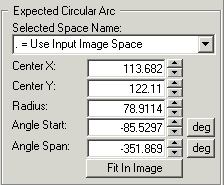 Cognex Caliper Cog Find Circle Circular Arc Settings