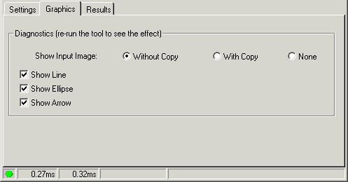 Cognex Dimensioning Distance Line Ellipse Control Distance Line Ellipse Graphics Tab