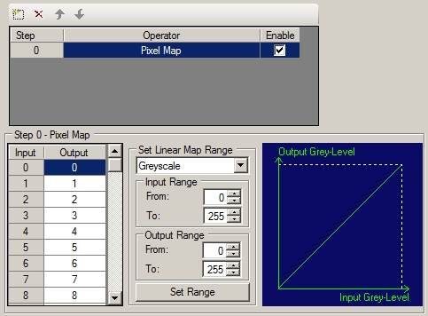 Cognex Image Processing One Image Control Pixel Map Settings