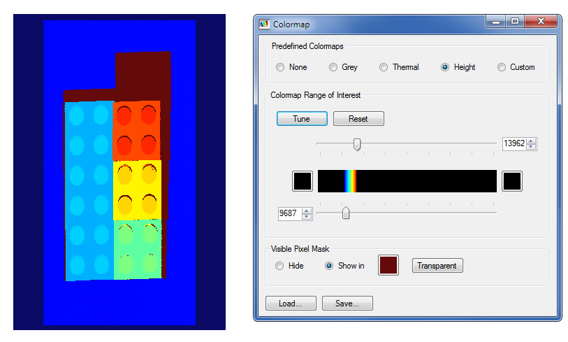 Display Images Walkthrough Color Map VPMExample