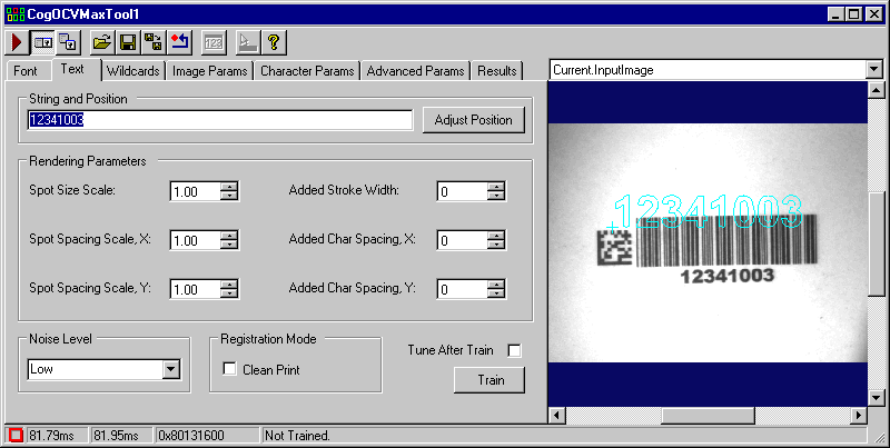 Identification OCVMax Walkthrough UseOCVMax Text Tab With String