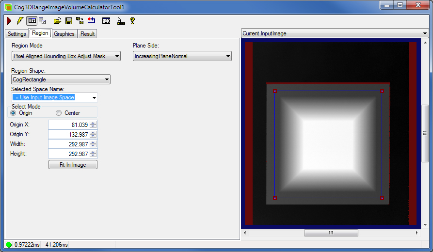 Image Processing Profile Plus Example 3DVolume Calculator QBConfiguration Volume Calculator