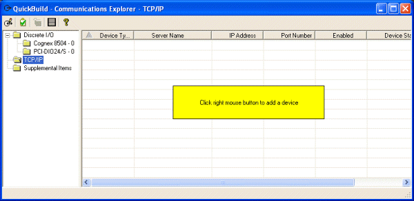 Quick Build Quick Build Walkthrough TCPIP BlankTCPIP