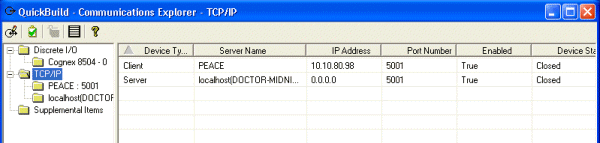 Quick Build Quick Build Walkthrough TCPIP Unconfigured Devices
