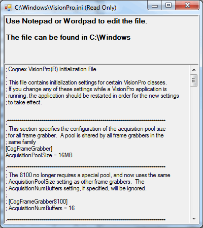 Quick Build Quick Build Walkthrough Using Ini File Viewer