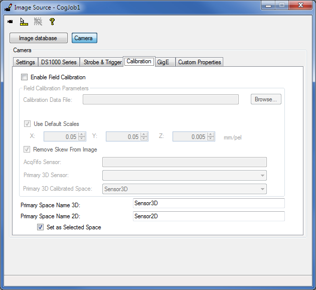 Acquisition Profile Plus Walkthrough Calibration