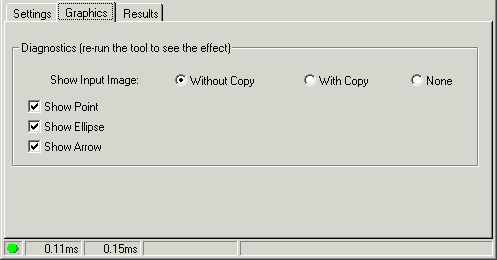 Cognex Dimensioning Distance Point Ellipse Control Distance Point Ellipse Graphics Tab