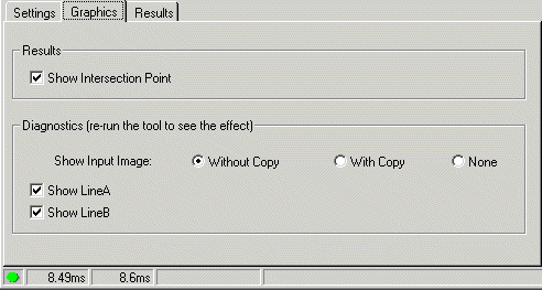 Cognex Dimensioning Intersect Line Line Control Intersect Line Line Graphics Tab