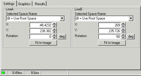 Cognex Dimensioning Intersect Line Line Control Intersect Line Line Settings Tab