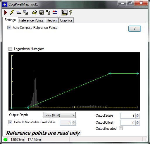 Cognex Pixel Map Pixel Map Settings Tab