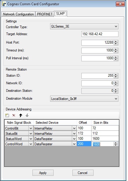 Framework CommCard Theory Ethernet SlmpTab