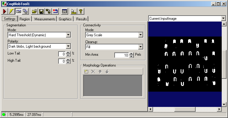 Image Processing Color Walkthrough Color Segmenter New Blob Tool