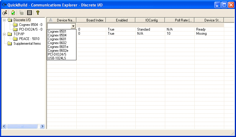 Quick Build Quick Build Walkthrough DiscreteIO Adding Virtual Devices
