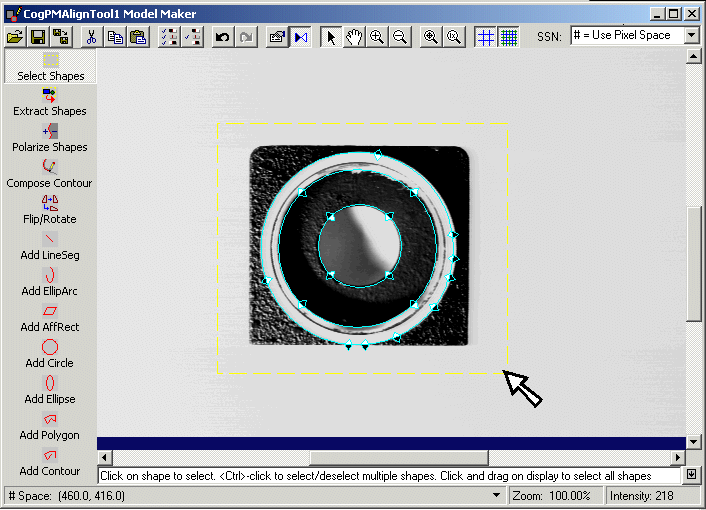 Search PMAlign Walkthrough Model Maker Shape Selection Box