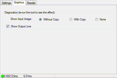 Cognex Dimensioning Create Line Control Create Line Graphics Tab