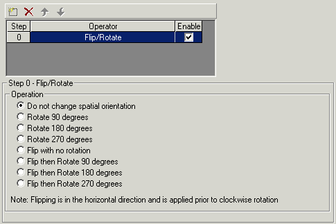 Cognex Image Processing One Image Control Flip Rotate Settings