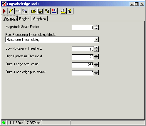 Cognex Image Processing Sobel Control Sobel Edge Settings Hysteresis