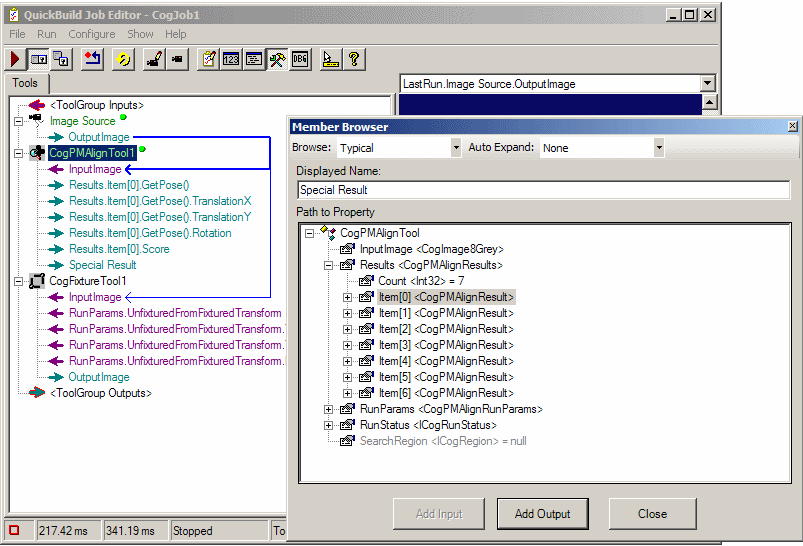 Cognex Tool Group Reference TGECInvalid Link State
