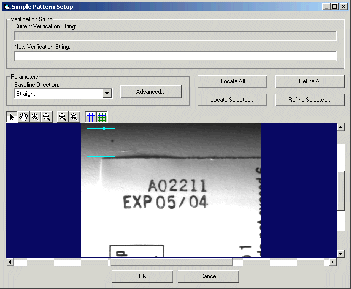 Identification OCV Walkthrough Train Character String OCVSimple Pattern Setup