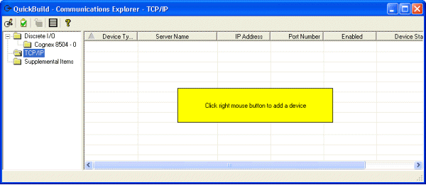 Quick Build Quick Build Walkthrough TCPIP EmptyTCPIPFolder