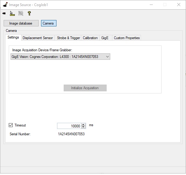 Acquisition Profile Plus Walkthrough Settings