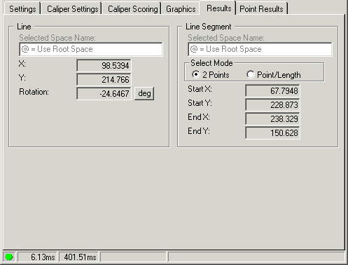 Cognex Caliper Cog Find Line Find Line Results Tab
