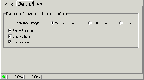 Cognex Dimensioning Distance Segment Ellipse Control Distance Segment Ellipse Graphics Tab