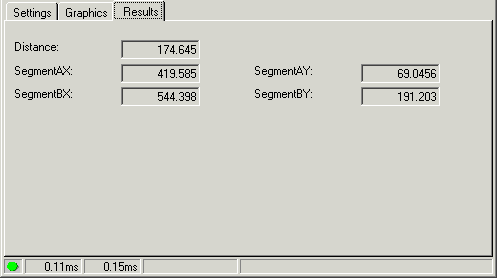 Cognex Dimensioning Distance Segment Segment Control Distance Segment Segment Results Tab