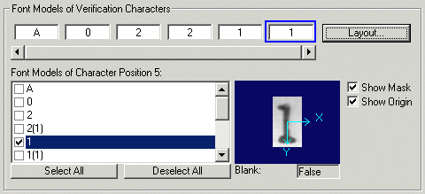 CognexOC OCV Tool OCVAdvanced Fonts