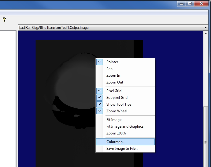 Display Images Walkthrough Colormap Rightclick