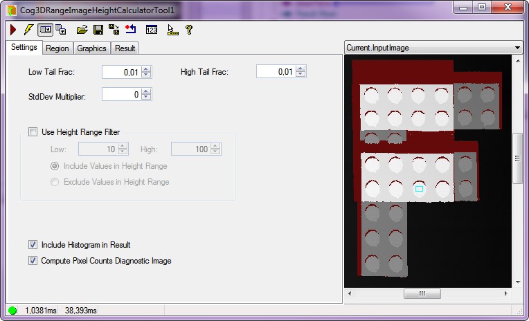 Image Processing Profile Plus Edit Control Height Calculator Main Window